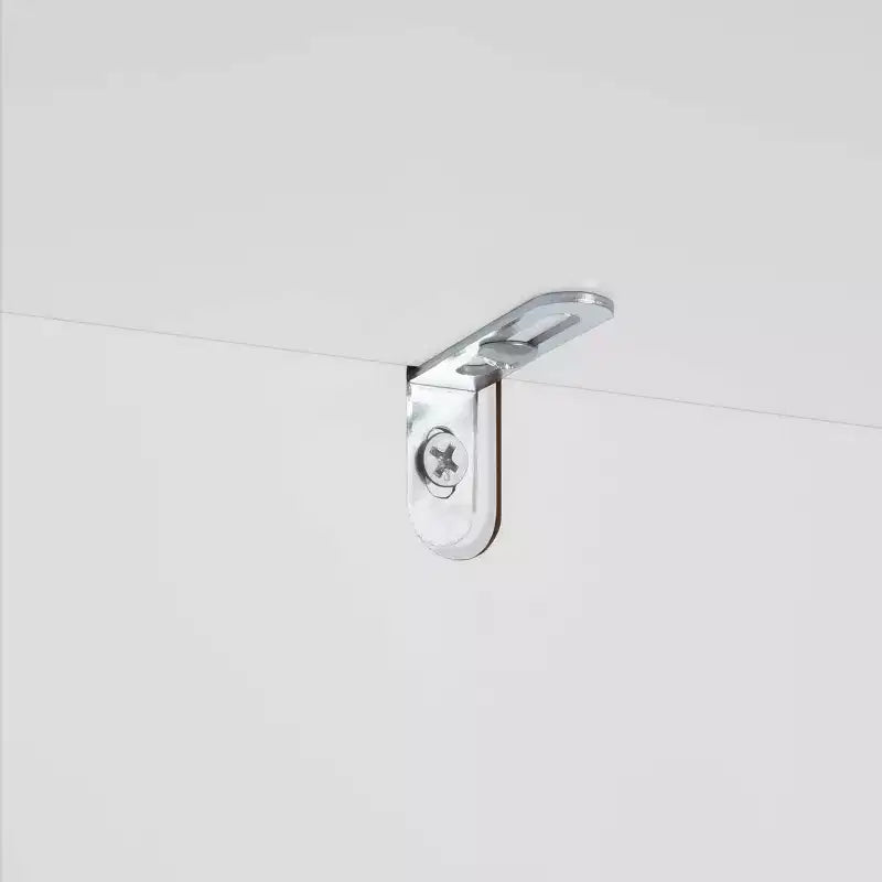 Meuble de rangement de salle de bain étroit à porte simple avec étagères réglables - Blanc