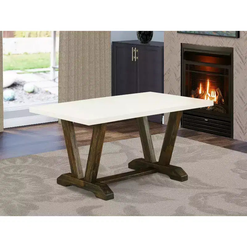 Table à manger rectangulaire V-Style 36x60", 4 places