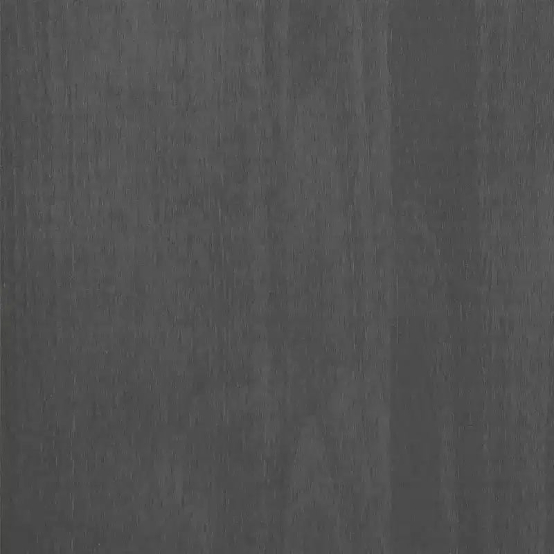 Commode en pin massif gris foncé 113x40x80 cm
