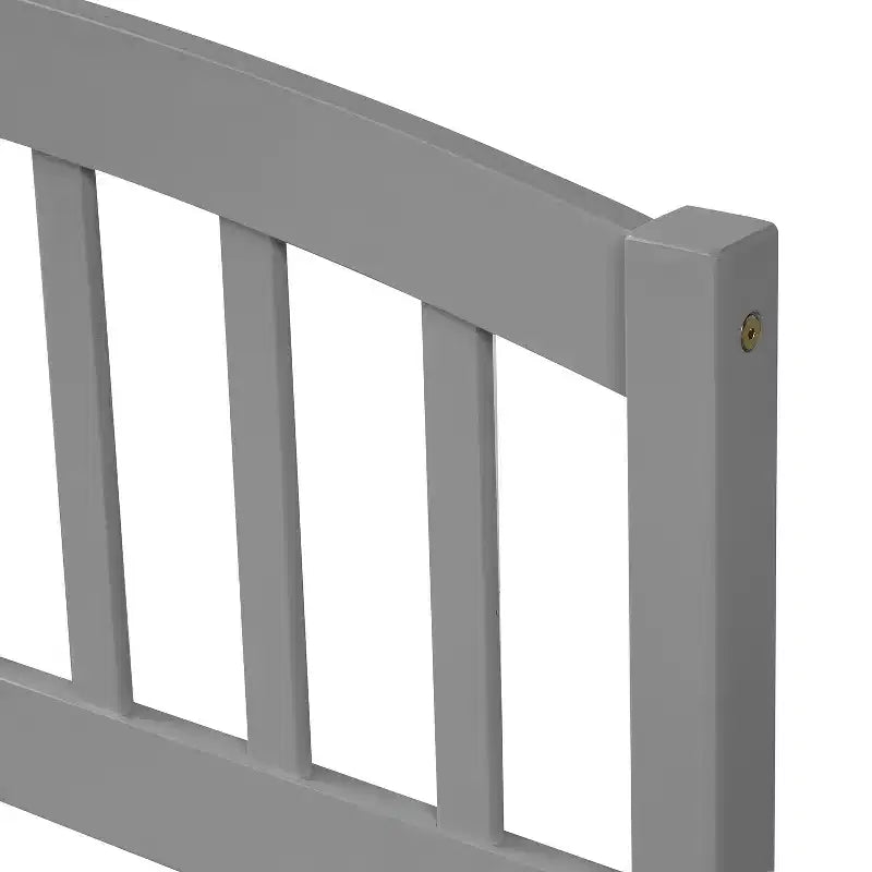 Lit plateforme de taille simple avec deux tiroirs et une tête de lit