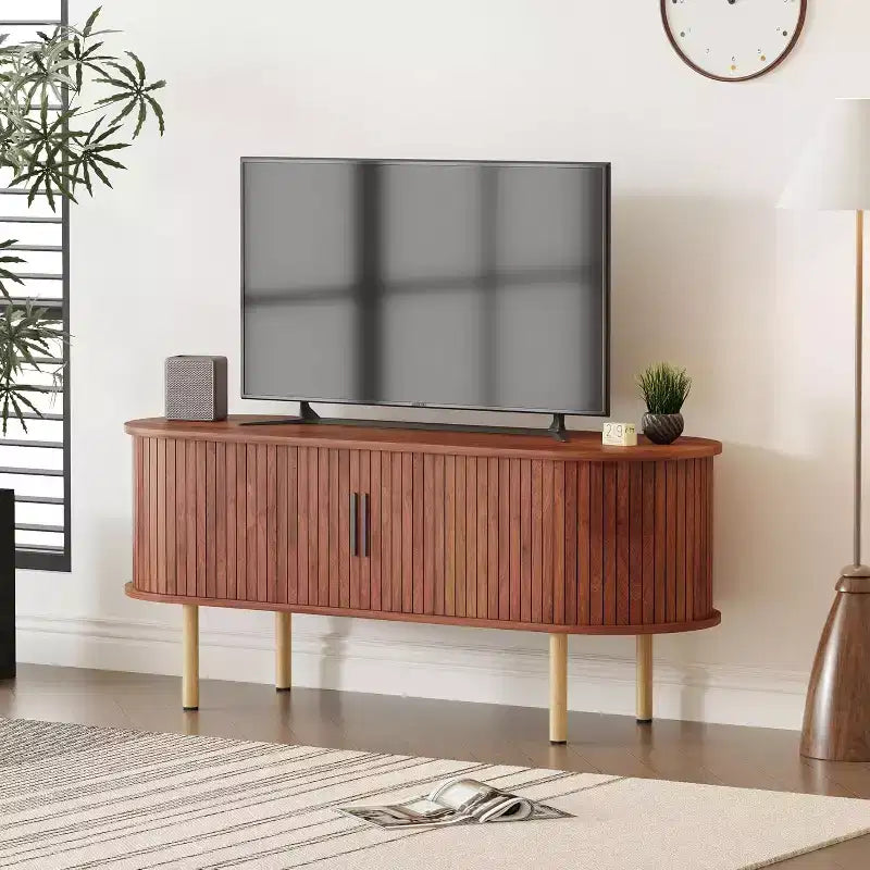 Meuble TV 65 pouces, Meuble TV avec rangement, Meuble TV moderne pour salon, couloir, chambre à coucher
