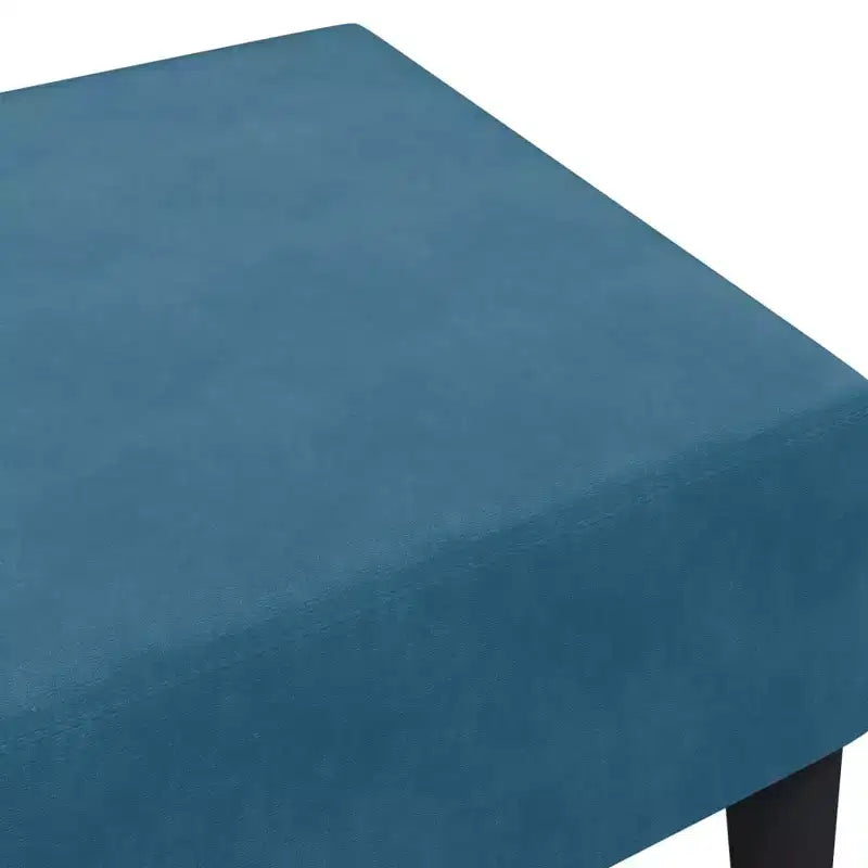 Repose-pieds ottoman moderne en velours, siège d'appoint compact pour le salon