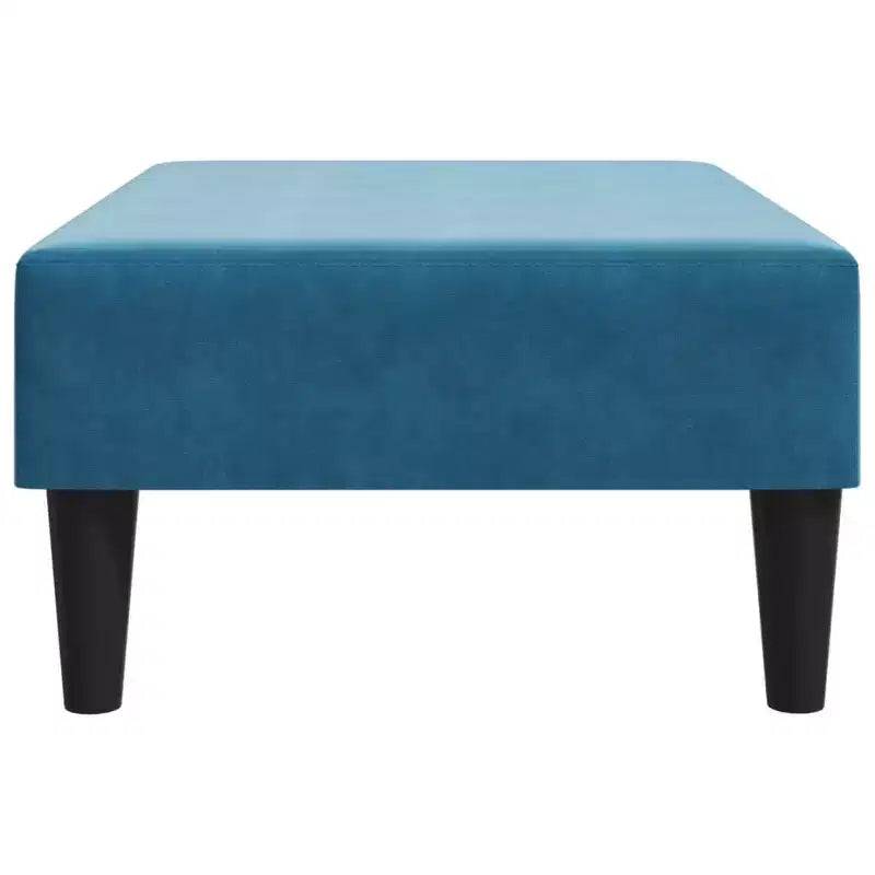 Repose-pieds ottoman moderne en velours, siège d'appoint compact pour le salon