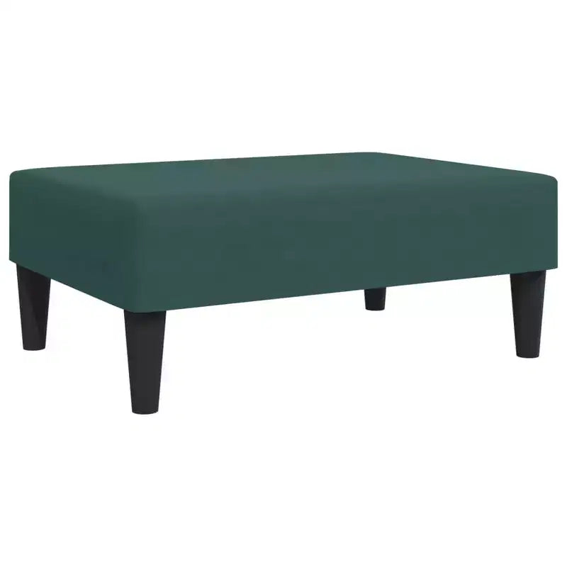 Repose-pieds ottoman moderne en velours, siège d'appoint compact pour le salon