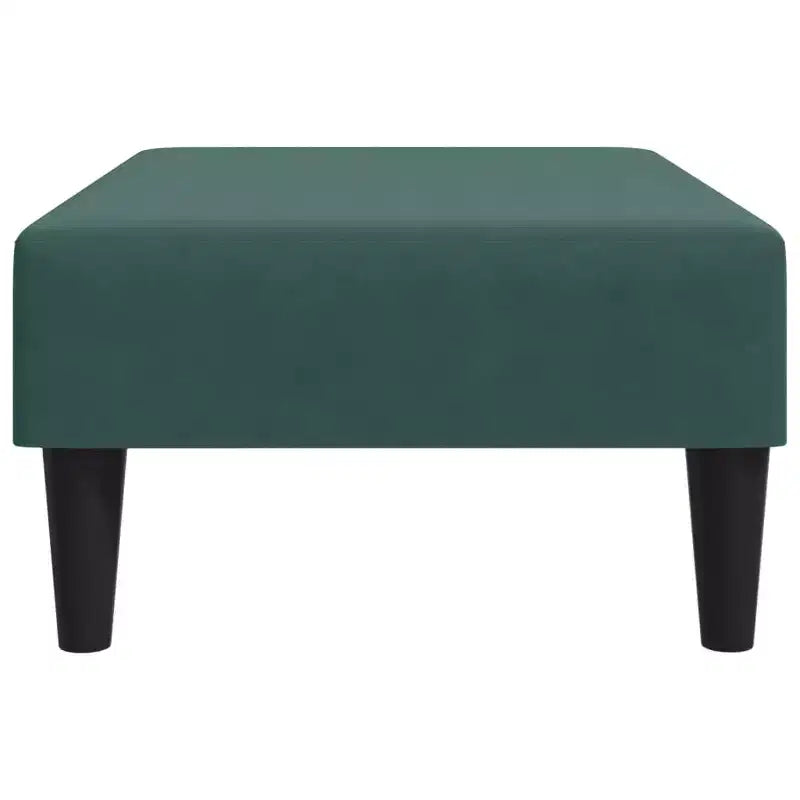 Repose-pieds ottoman moderne en velours, siège d'appoint compact pour le salon