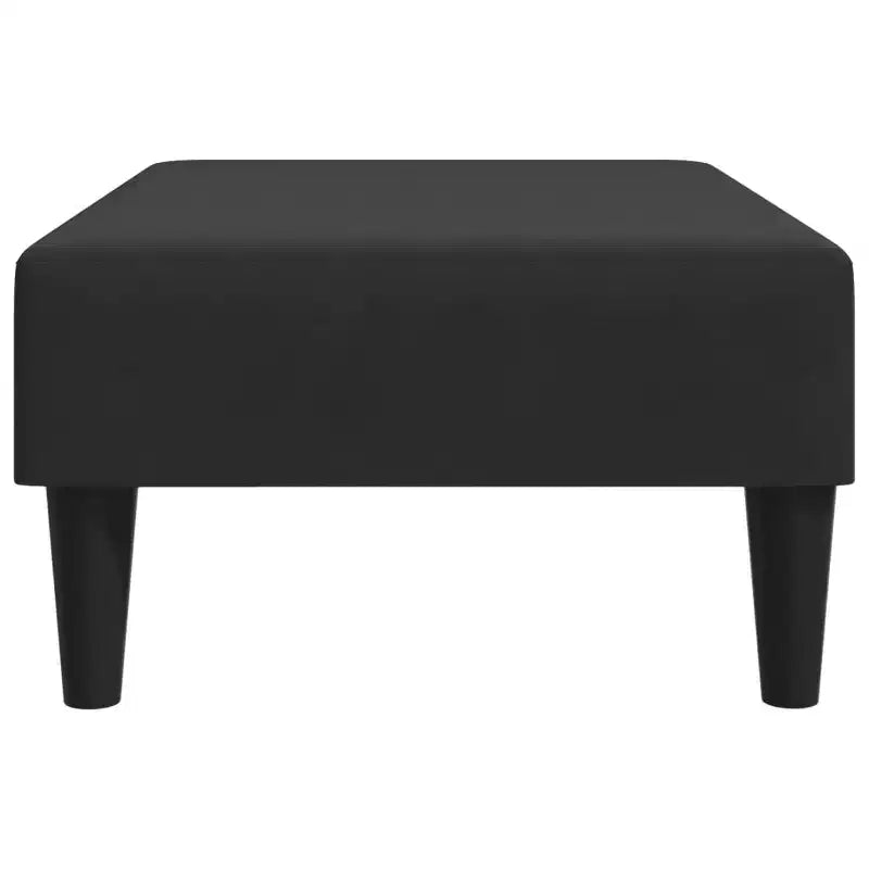 Repose-pieds ottoman moderne en velours, siège d'appoint compact pour le salon