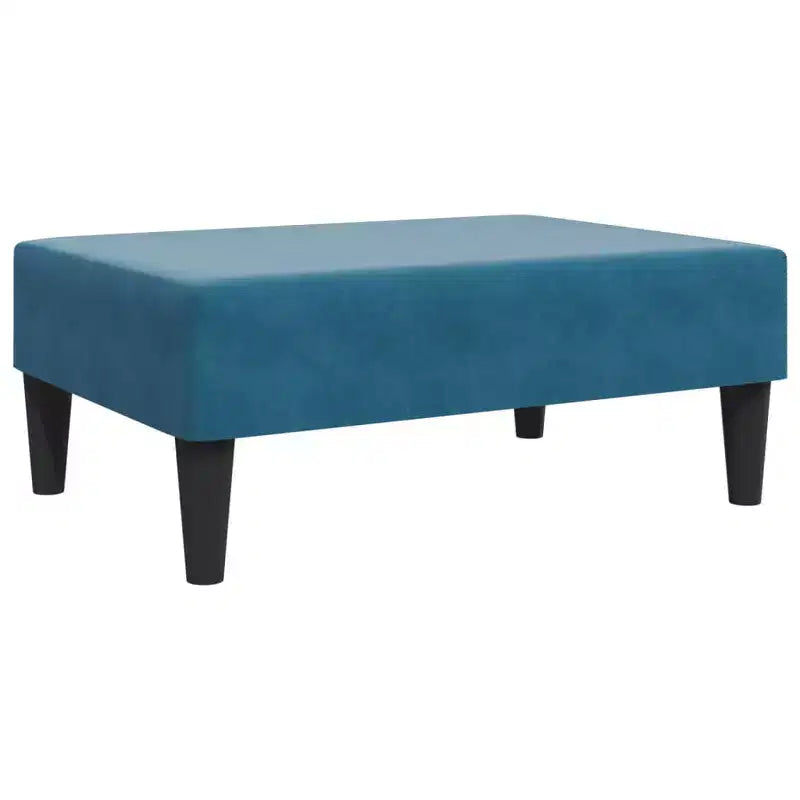 Repose-pieds ottoman moderne en velours, siège d'appoint compact pour le salon