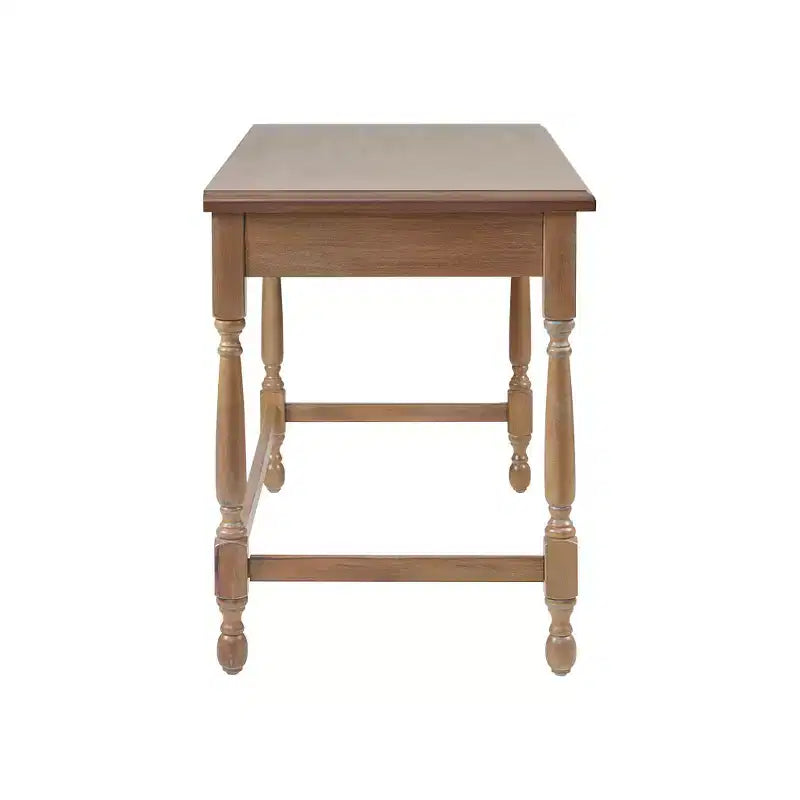 Bureau traditionnel en bois avec 1 tiroir