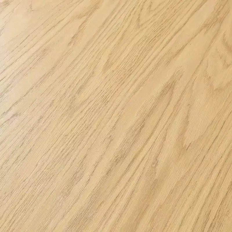Table à manger ronde 60" en bois massif pour 6-8 personnes, naturelle - Piétement conique
