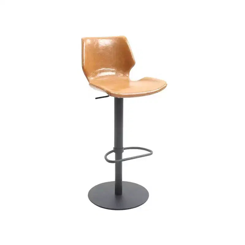 Tabouret pivotant réglable en hauteur pneumatique de style vintage