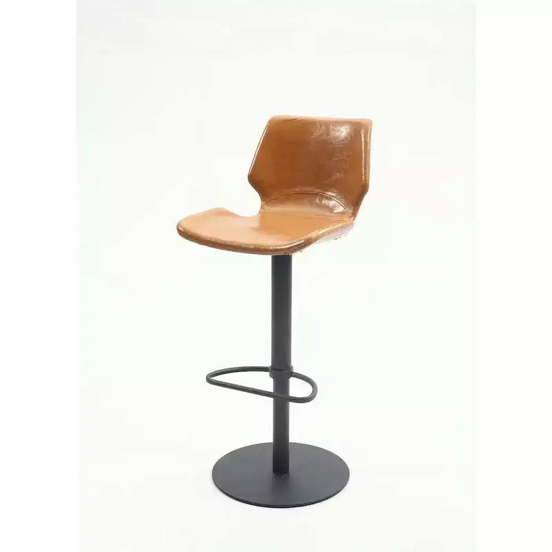 Tabouret pivotant réglable en hauteur pneumatique de style vintage