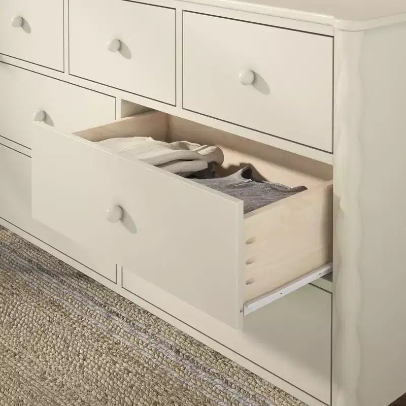 Commode enfant à 7 tiroirs avec pieds tournés