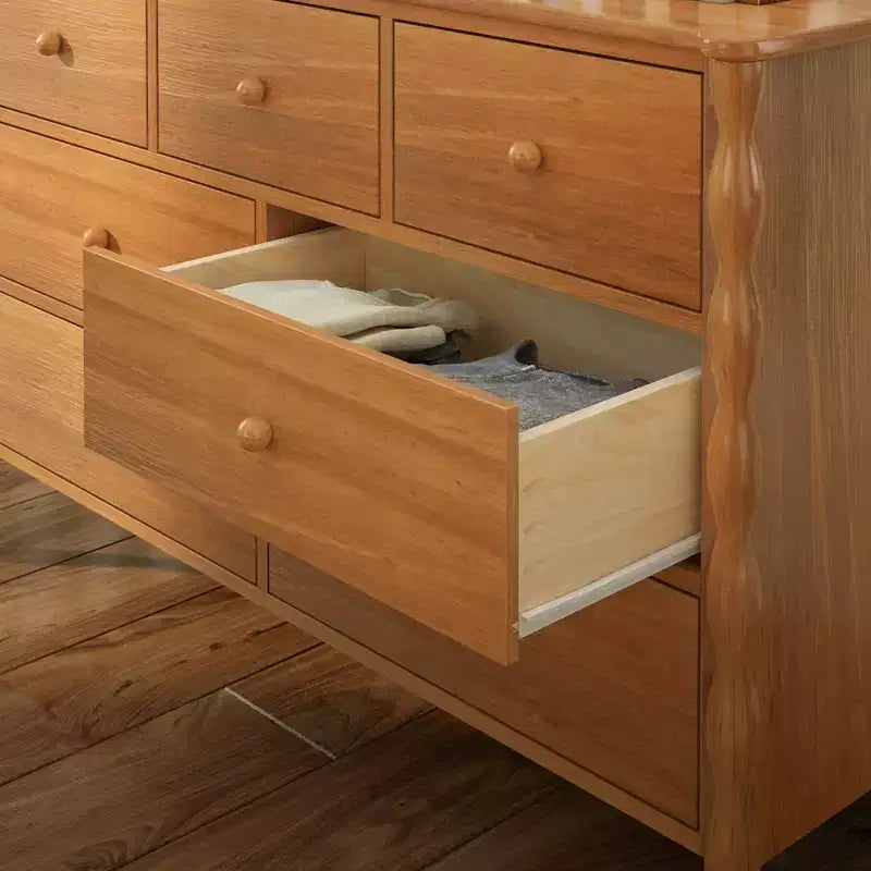 Commode enfant à 7 tiroirs avec pieds tournés
