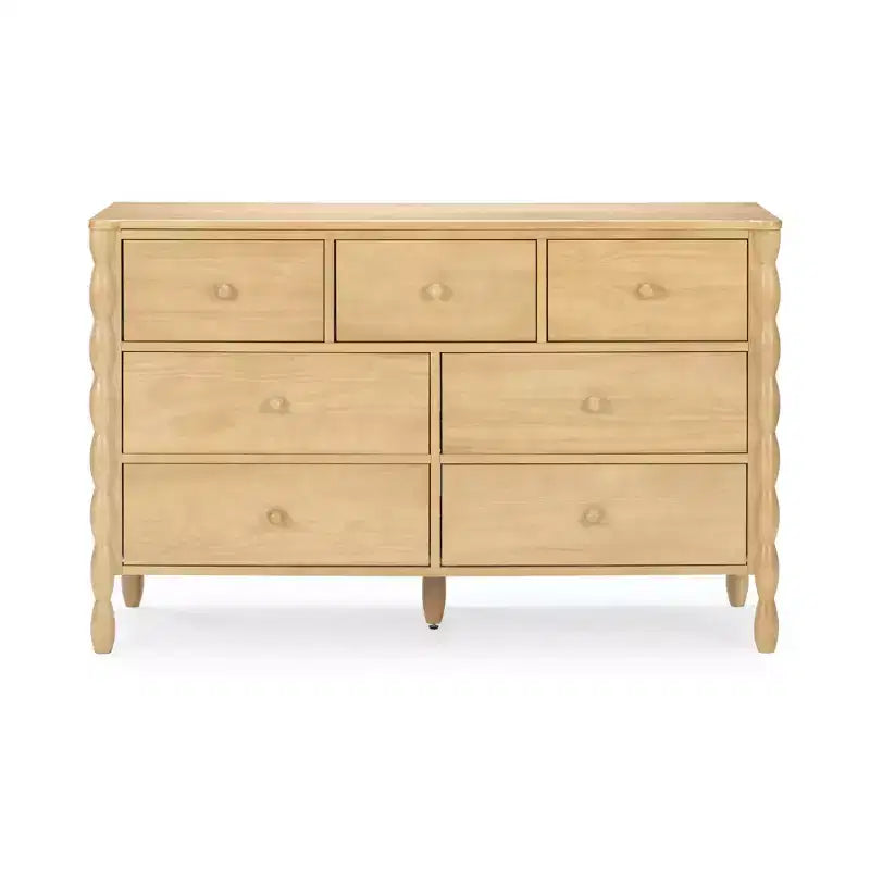 Commode enfant à 7 tiroirs avec pieds tournés