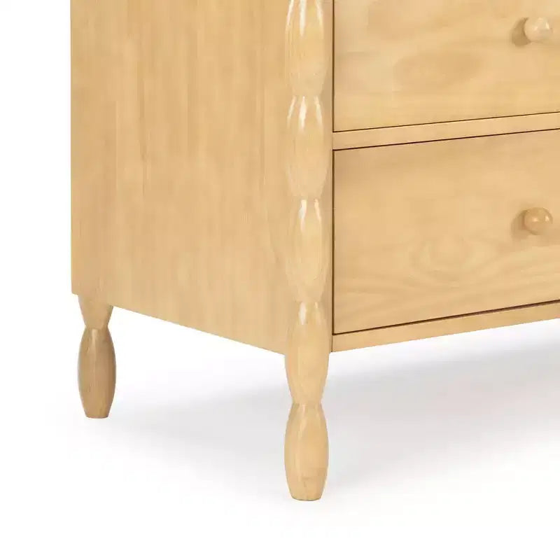 Commode enfant à 7 tiroirs avec pieds tournés