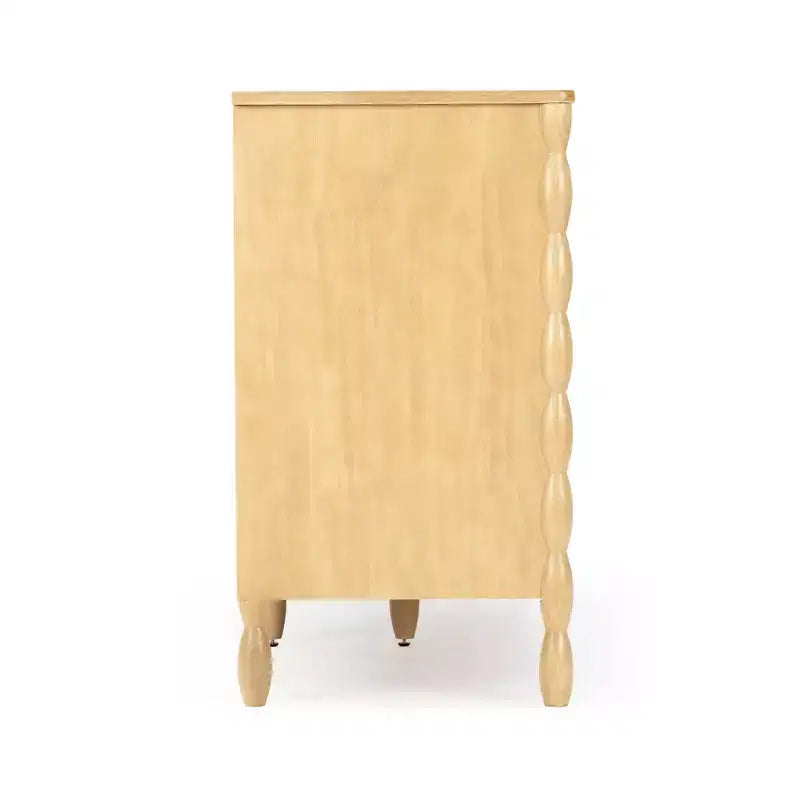Commode enfant à 7 tiroirs avec pieds tournés