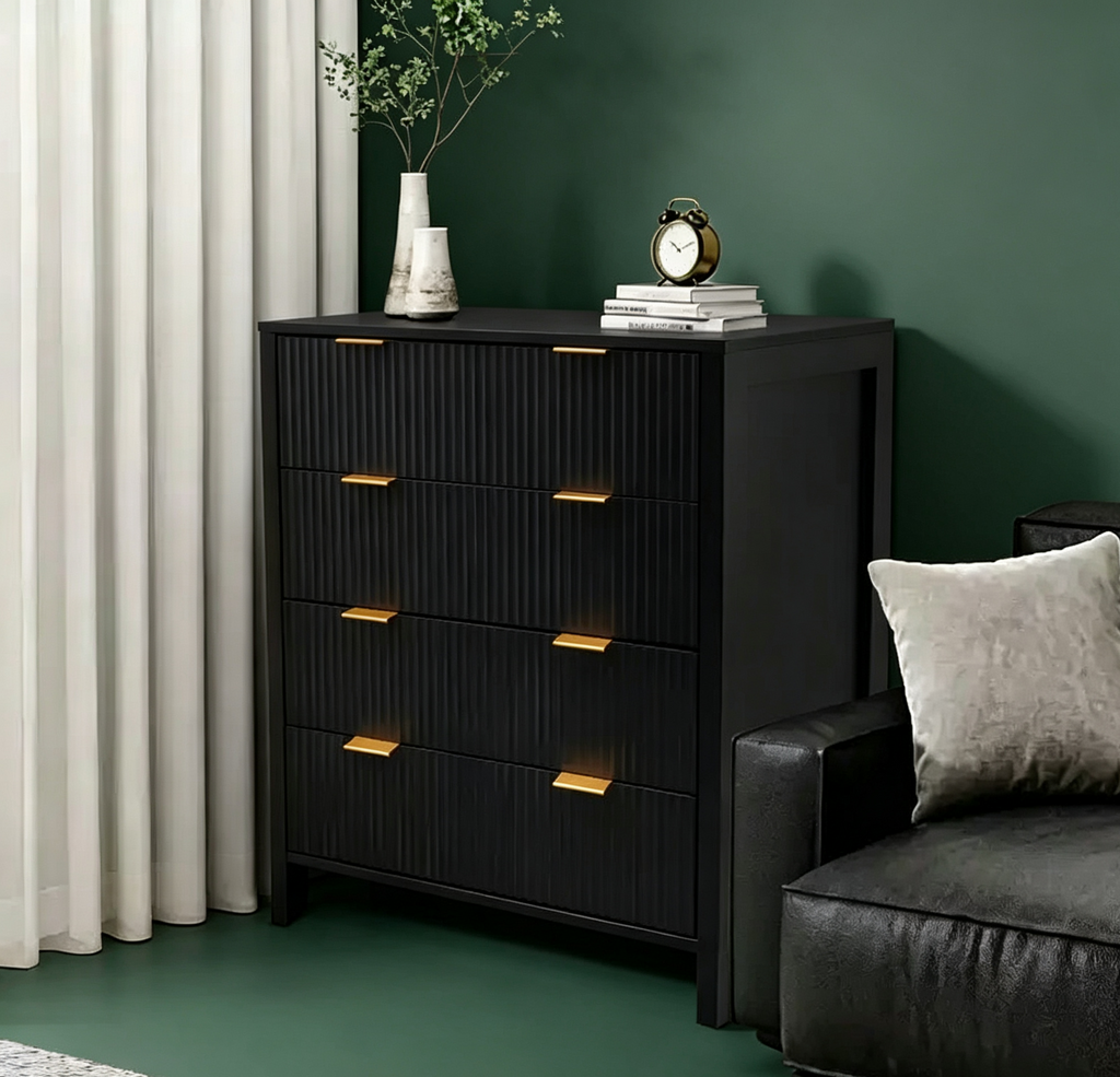Commode, Commodes, Commode à 4 tiroirs