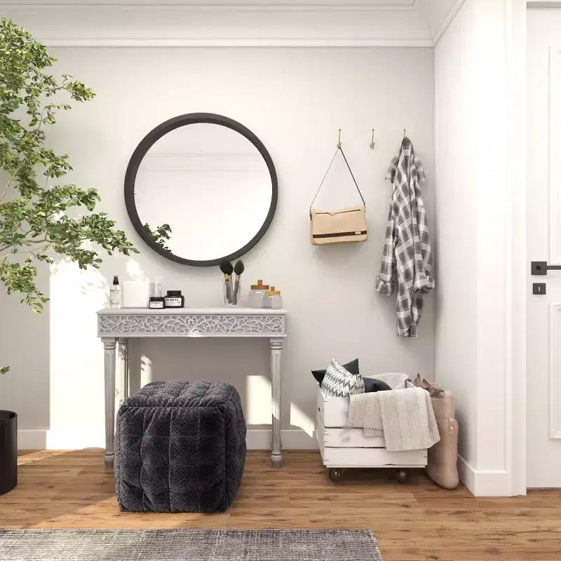 Console en bois de manguier de style ferme