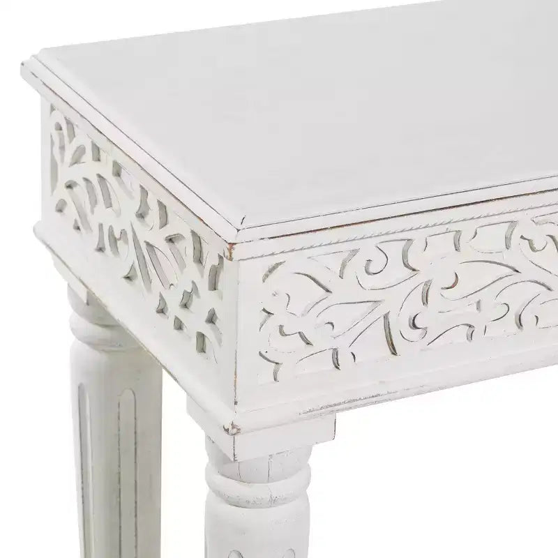 Console en bois de manguier de style ferme