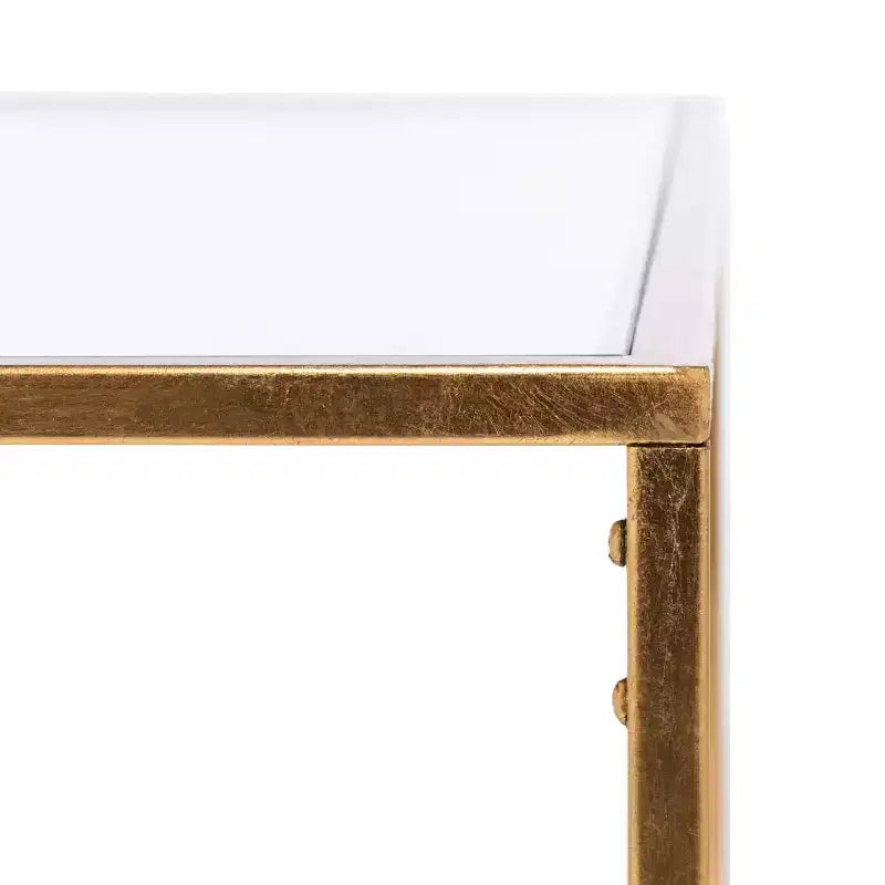 Table basse - Doré/Transparent