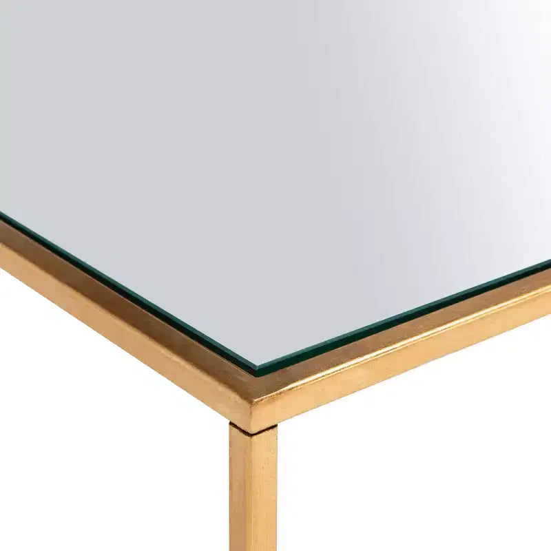 Table basse - Doré/Transparent