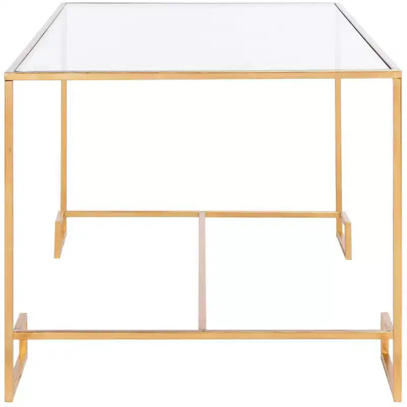 Table basse - Doré/Transparent