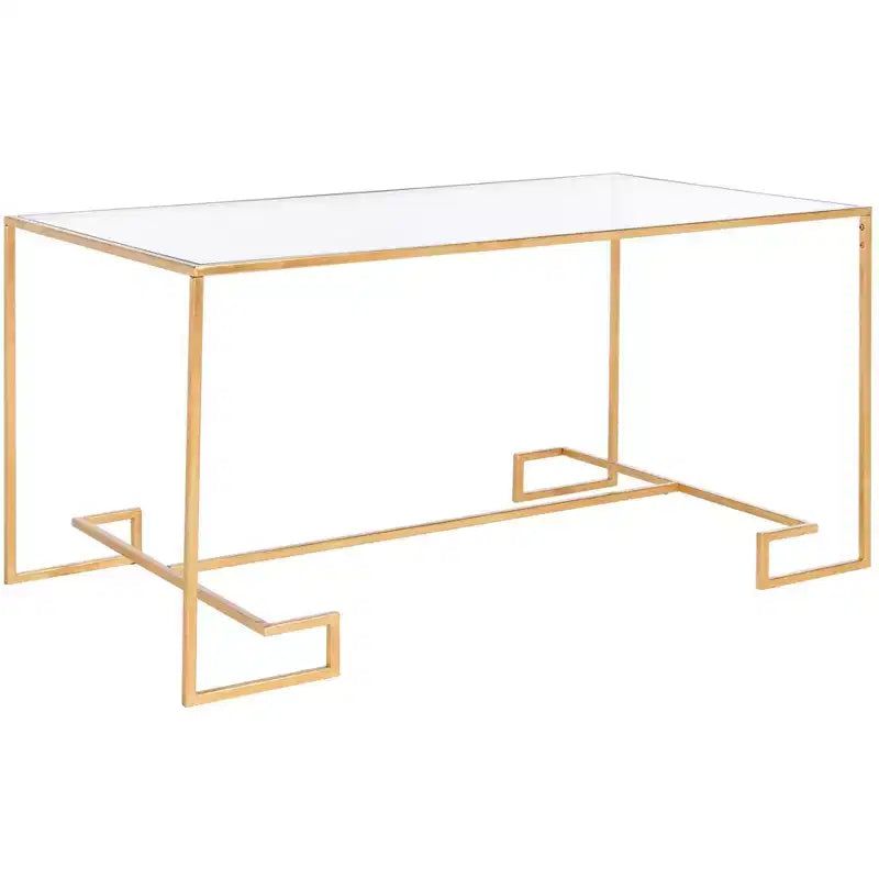 Table basse - Doré/Transparent