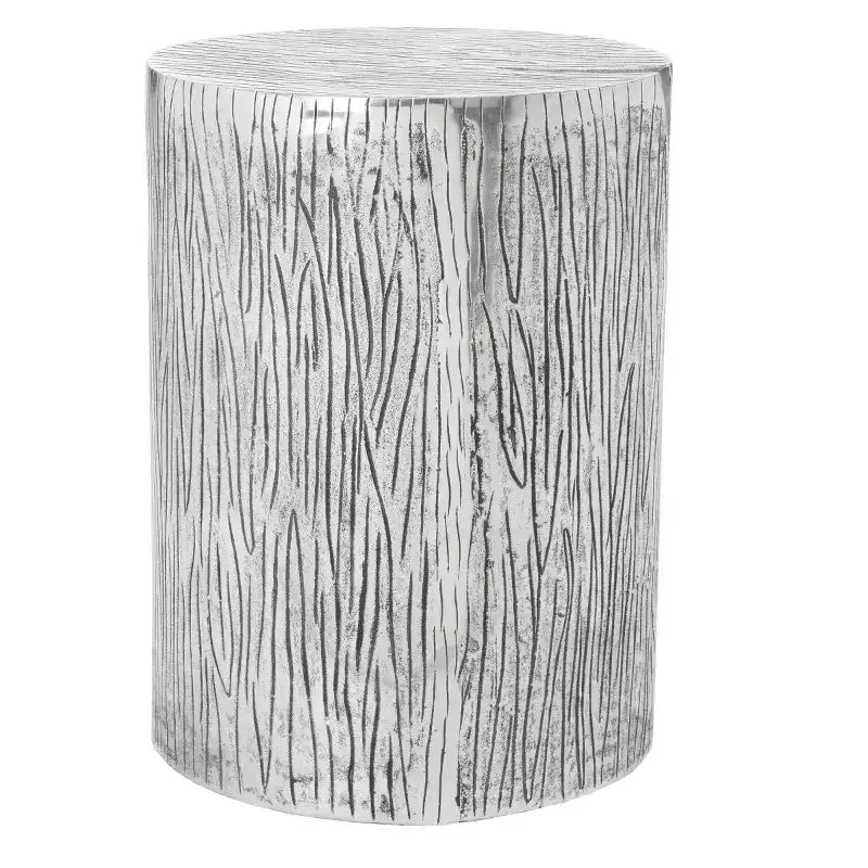 Tabouret de table en métal - Argenté