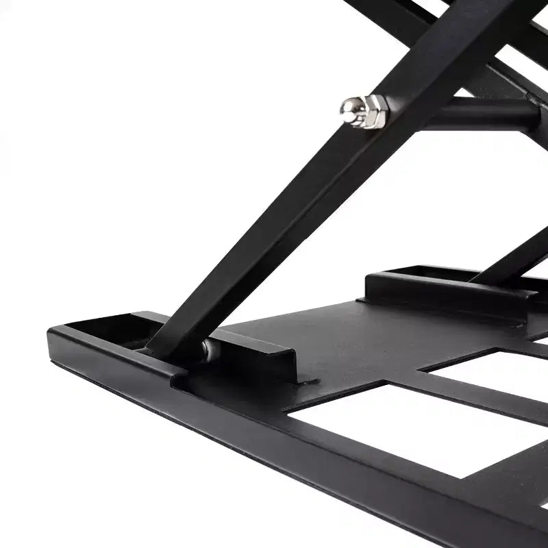 Convertisseur de bureau assis-debout pneumatique 36 po avec réglage de la hauteur, noir