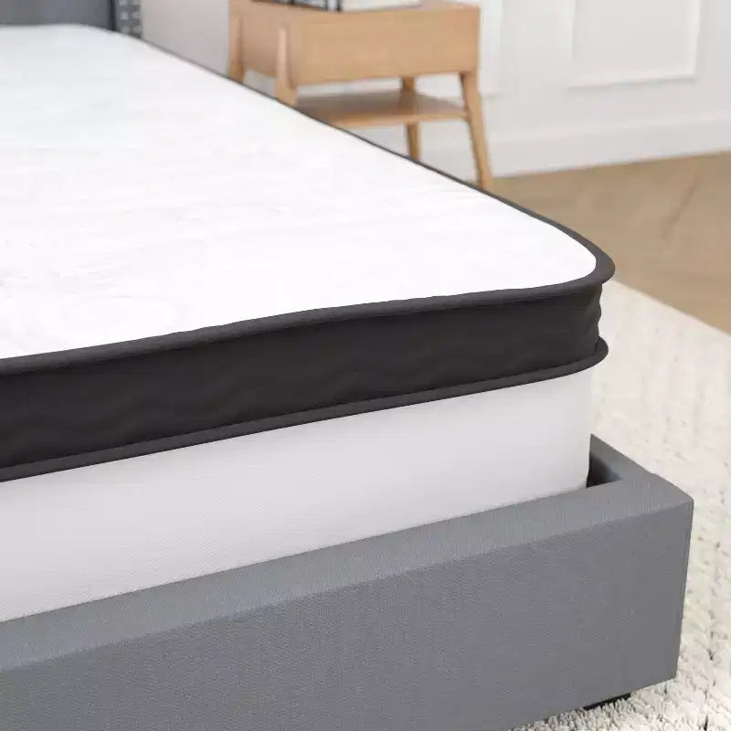 Matelas hybride à ressorts ensachés et mousse à mémoire de forme certifiée de 30,5 cm