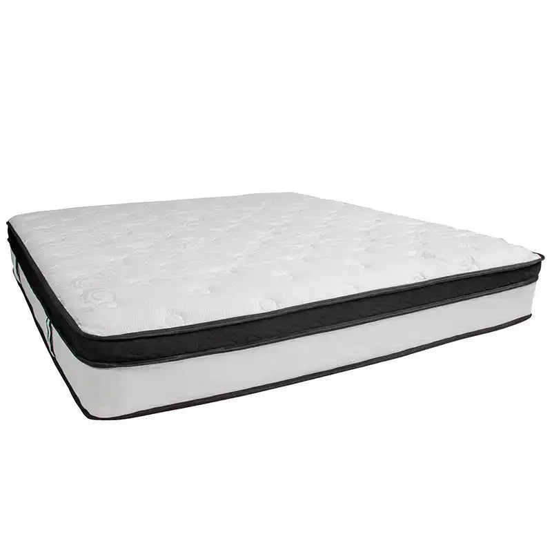 Matelas hybride à ressorts ensachés et mousse à mémoire de forme certifiée de 30,5 cm