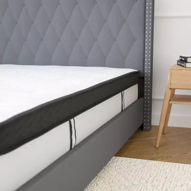 Matelas hybride à ressorts ensachés et mousse à mémoire de forme certifiée de 30,5 cm