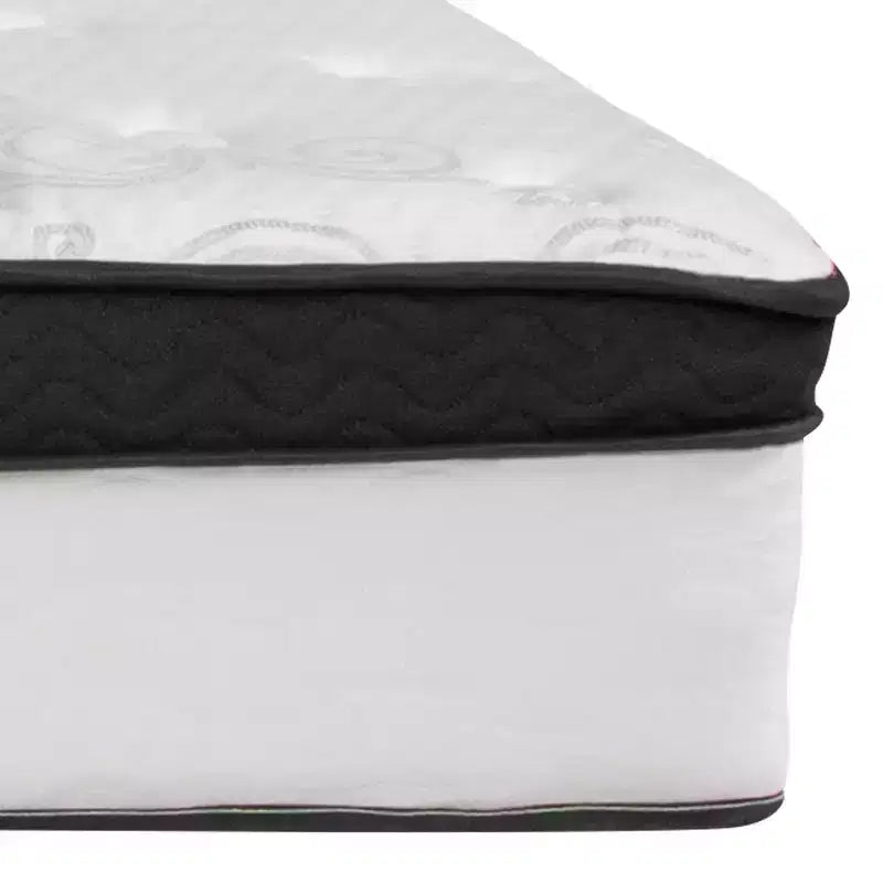 Matelas hybride à ressorts ensachés et mousse à mémoire de forme certifiée de 30,5 cm
