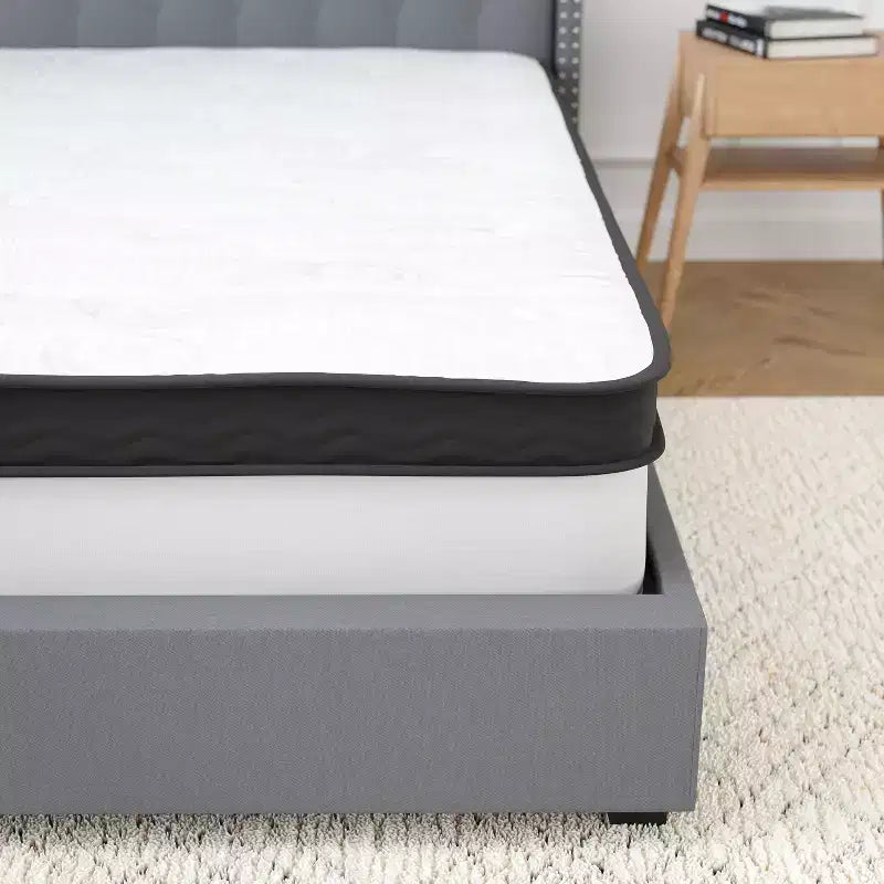 Matelas hybride à ressorts ensachés et mousse à mémoire de forme certifiée de 30,5 cm