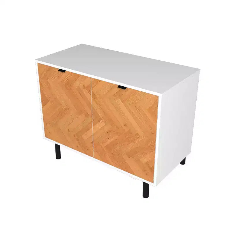 Meuble d'appoint 2 étagères moderne du milieu du siècle