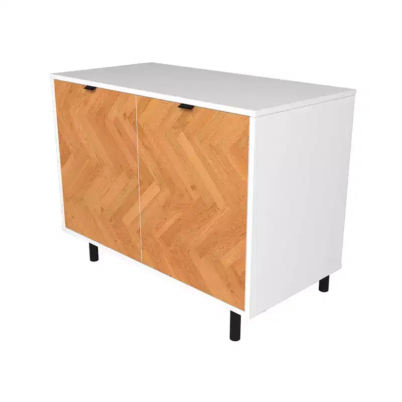 Meuble d'appoint 2 étagères moderne du milieu du siècle